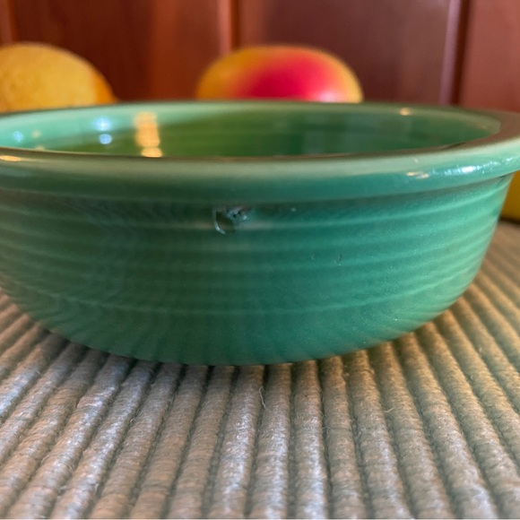 Vintage Fiesta 4.75” Fruit Bowl Original Green 1938-1951 Fiestaware - Picture 8 of 9